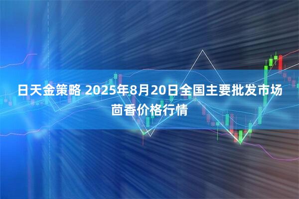 日天金策略 2025年8月20日全国主要批发市场茴香价格行情